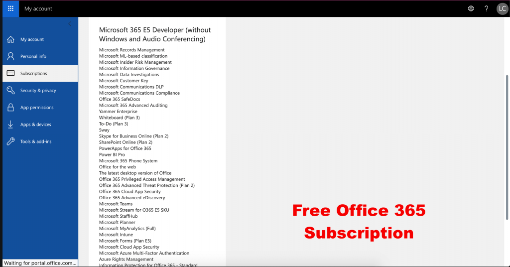 Get Office 365 A5 Subscription for Free | 2020 |