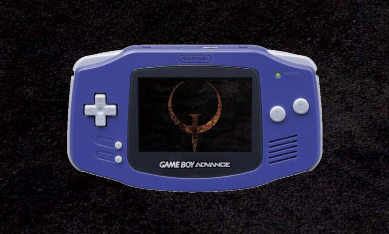 Quake on the Game Boy Advance