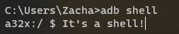 An ADB Shell