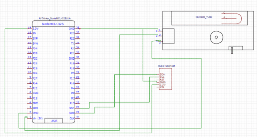 Radiation Detector Circuit Diagram