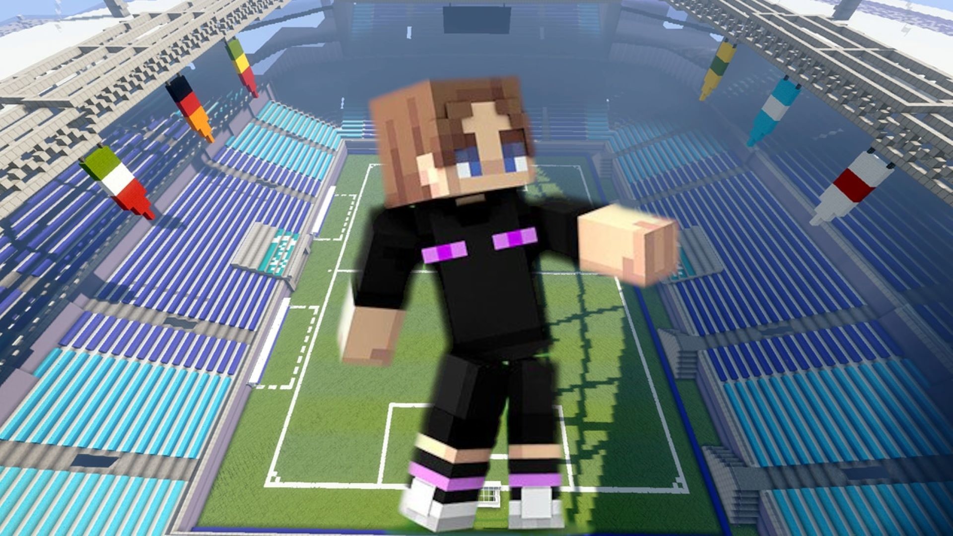 Minecraft map turns the sandbox into competitive football game