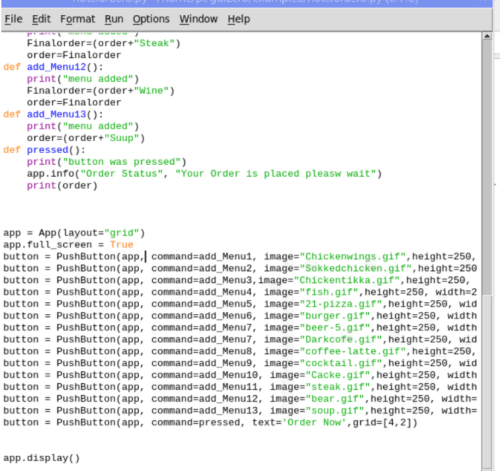 Restaurant Menu Ordering System Code