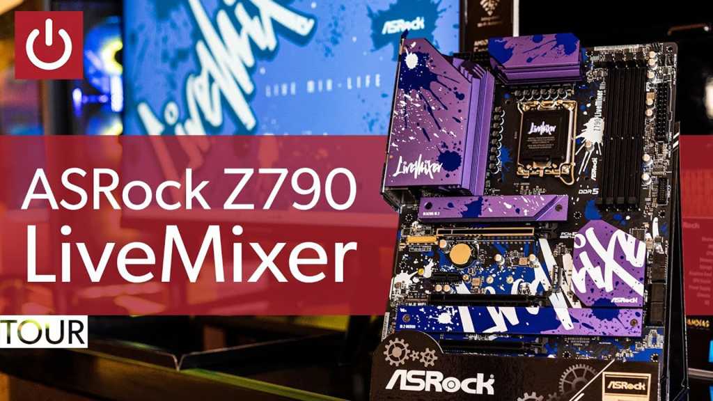 Asrock Z790 Livemixer motherboard with 23 USB ports
