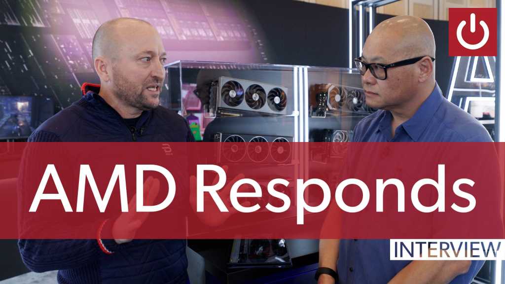 AMD's Scott Herkelman and PCWorld's Gordon Mah Ung