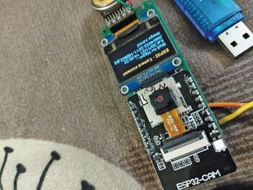 Fig. 5: Webcam with OLED to display