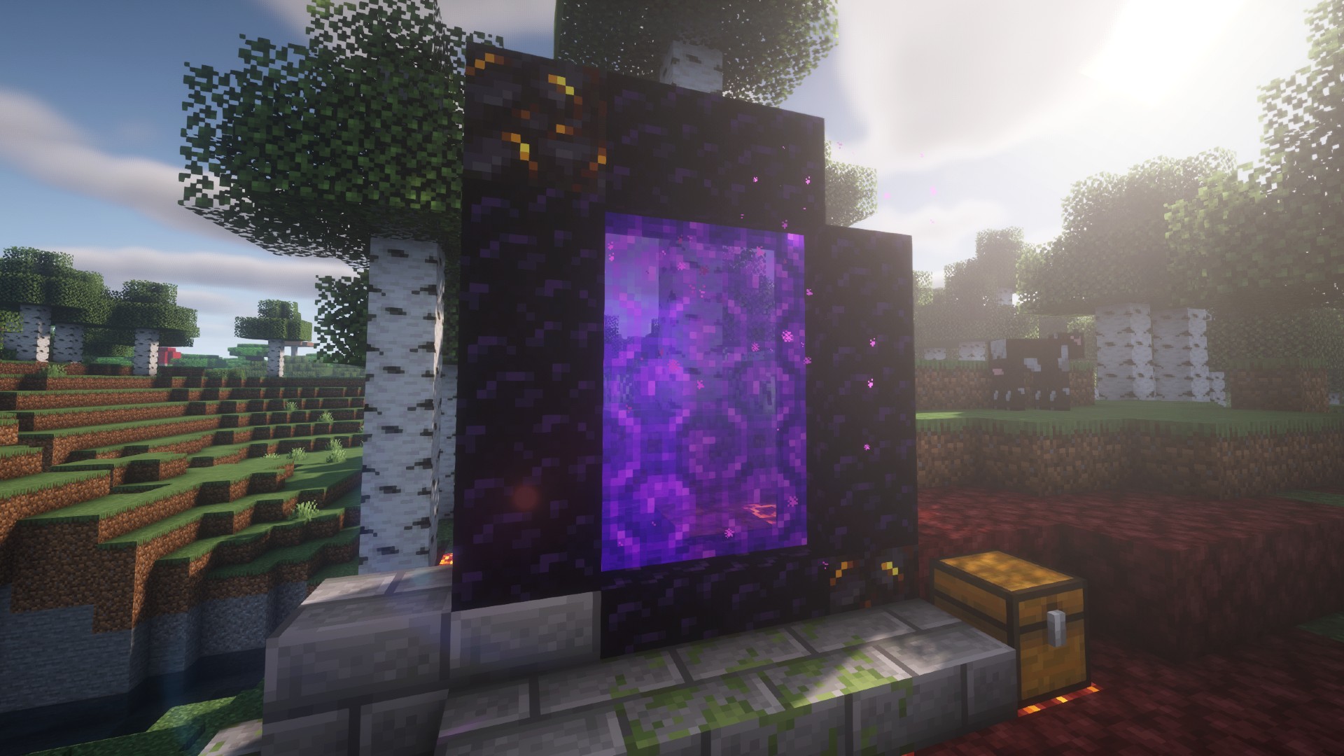 How you can construct a Minecraft Nether portal