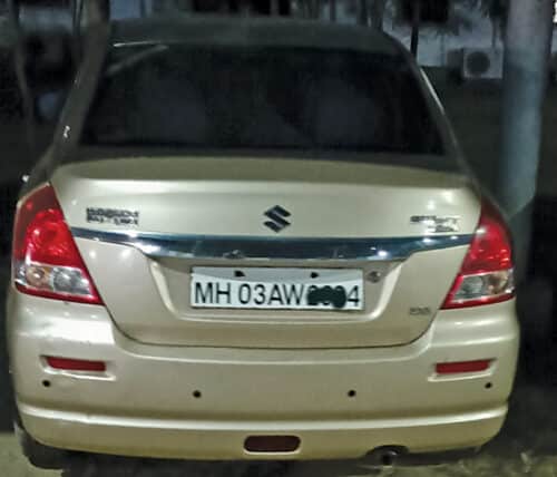 Fig. 7: Car and number plate being detected