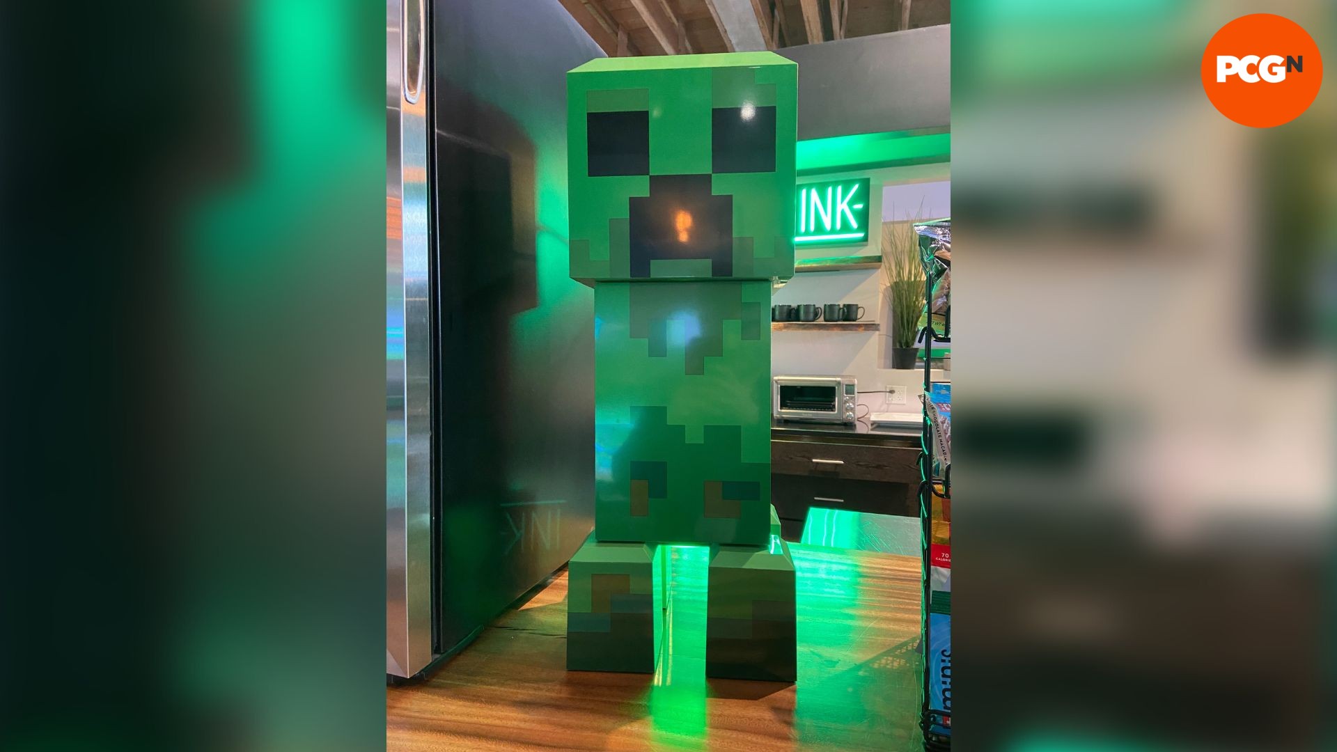 New Minecraft Creeper mini fridge retains your drinks explosively cool