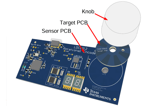 Inductive Sensing 32-Place Encoder Knob Reference Design