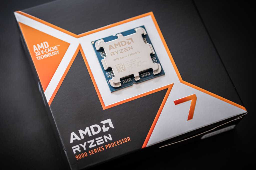 AMD Ryzen 7 9800X3D outside of box