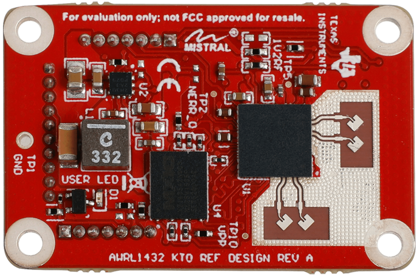 TIDEP-01036 mmWave radar sensor kick-to-open reference design top design image