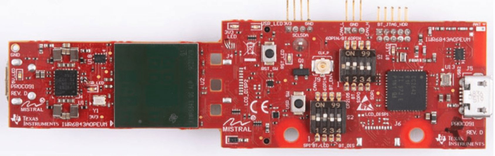 TIDEP-01010 Area scanner using mmWave Sensor with integrated antenna-on-package reference design top design image