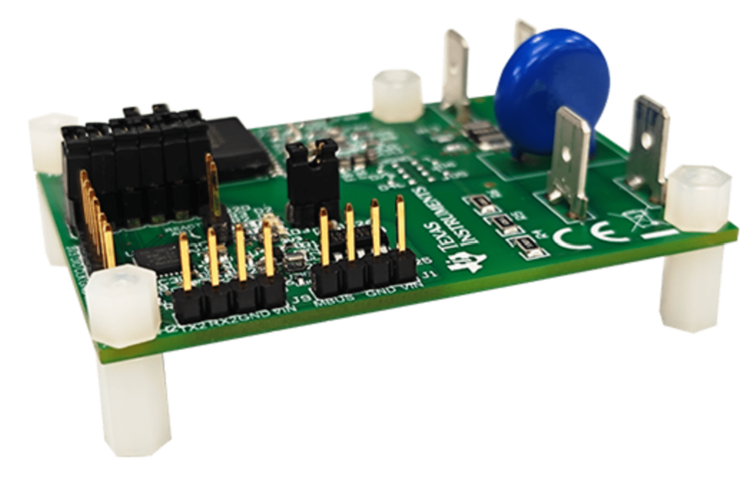 TIDA-010960 One-phase shunt power meter reference design with isolated ADC angled design image