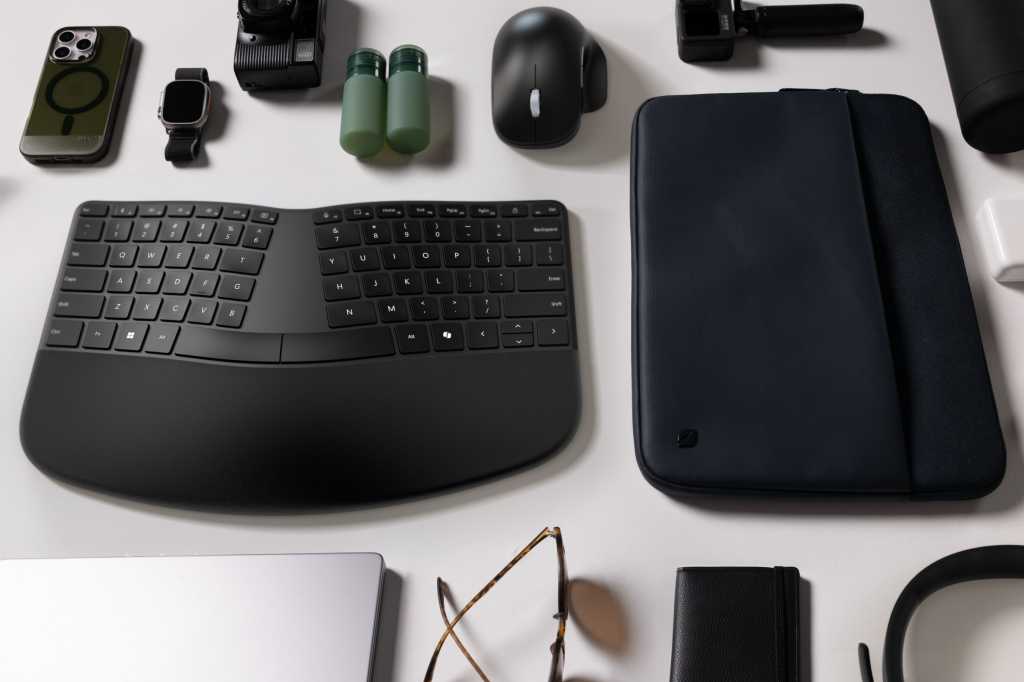 Incase Compact Ergonomic Keyboard designed by Microsoft promo hero