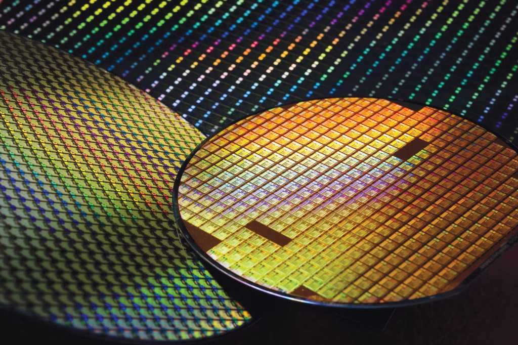 TSMC chip wafer