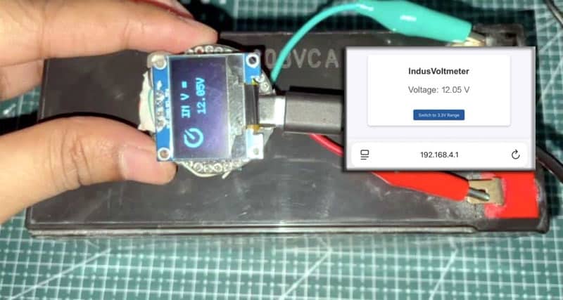 IndusVoltmeter - Smallest Wireless Voltmeter