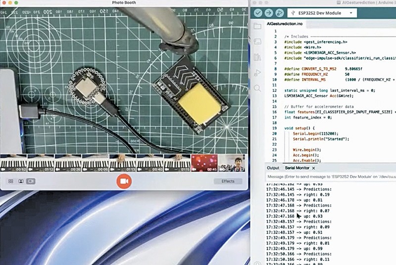 Gesture Recognition Using Edge Impulse